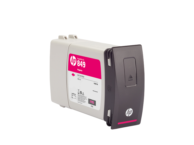 HP 849 400-ml Magenta PageWide XL Ink Cartridge (1XB37A)
