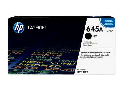 HP 645A Black Original LaserJet Toner Cartridge (C9730A)