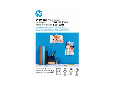 HP Everyday Laser Glossy FSC Paper 120 gsm-150 sht/A4/210 x 297 mm (7MV82A)