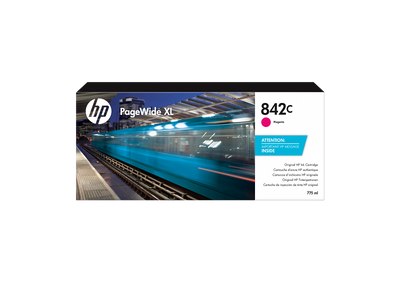 HP 842C 775-ml Magenta PageWide XL Ink Cartridge (C1Q55A)