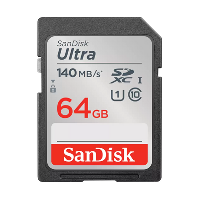 SanDisk Ultra 64GB SD Mmry Card 100MB/s | SDSDUNR-064G-GN3IN