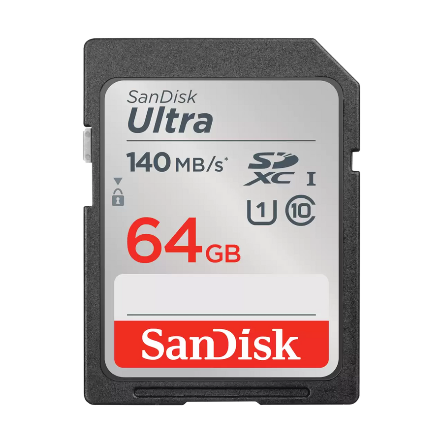 SanDisk Ultra 64GB SD Mmry Card 100MB/s | SDSDUNR-064G-GN3IN