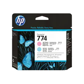 HP 774 Light Magenta/Cyan DesignJet Printhead (P2V98A)