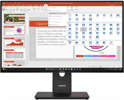 Lenovo ThinkVision T27UD-40 27 inch Monitor | 63A3GAR1WW | 3 Years