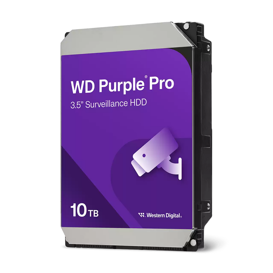 Western Digital | WD Purple Pro Surveillance | 10TB HDD | WD102PURP | AI-Ready 24/7 Storage | 7200 RPM
