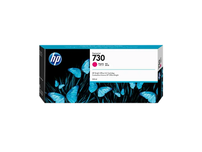 HP 730F 300-ml Magenta DesignJet Ink Cartridge (1XB26A)