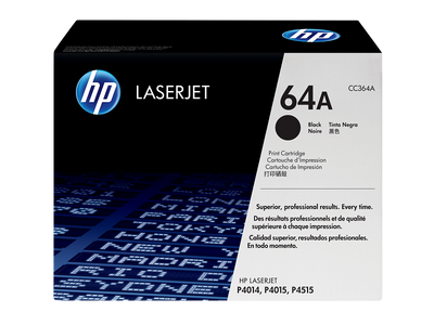 HP 64A Black Original LaserJet Toner Cartridge (CC364A)