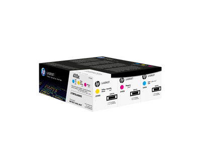 HP 410X 3-pack High Yield Cyan/Magenta/Yellow Original LaserJet Toner Cartridges (CF252XM)