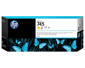 HP 745 300-ml DesignJet Yellow Ink Cartridge (F9K02A)