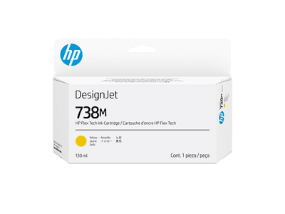 HP 738M 130 ml Yellow ink Catridge (A24VPA)