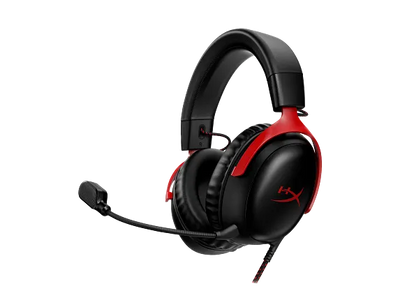 HyperX Cloud III Black/Red Gaming Headset | SKU: 727A9AA | Official Warranty UAE