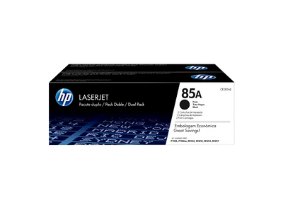 HP 85A 2-pack Black Original LaserJet Toner Cartridges (CE285AD)