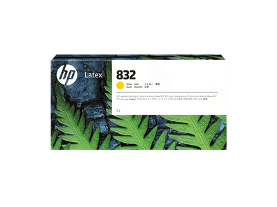 HP 832 1L Yellow Latex Ink Cartridge | 4UV78A | Warranty included