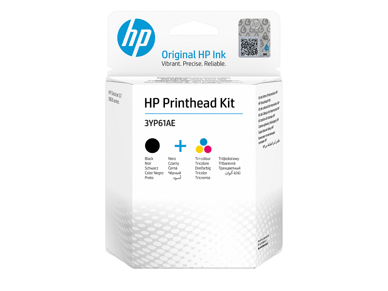 HP 3YP61AE Black/Tri-color GT Printhead Kit (3YP61AE)
